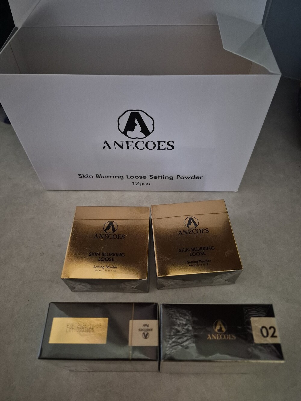 Anecoes  22 Count Skin Blurring Loose Setting Powder - All Shade 02
